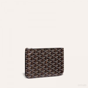 Pequenos Artigos de Couro Goyard SÉNAT PM POCKET Pretas | GY-KPQ4544