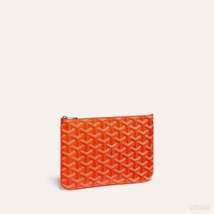Pequenos Artigos de Couro Goyard SÉNAT PM POCKET Laranja | GY-XGR2497