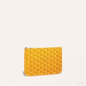 Pequenos Artigos de Couro Goyard SÉNAT PM POCKET Amarelas | GY-YQF0635