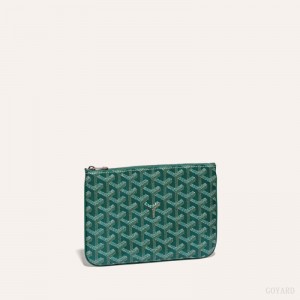 Pequenos Artigos de Couro Goyard SÉNAT PM POCKET Verdes | GY-HQU5501