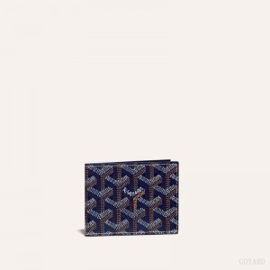 Porta Cartão Goyard INSERT VICTOIRE CARD WALLET Azul Marinho Azuis | GY-CHW7974