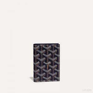 Porta Cartão Goyard SAINT-MARC CARD WALLET Azul Marinho Azuis | GY-NYQ0987