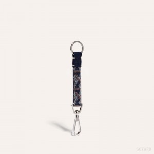 Porta-chaves Goyard MOUSQUETON KEY RING Azul Marinho Azuis | GY-XGN9451