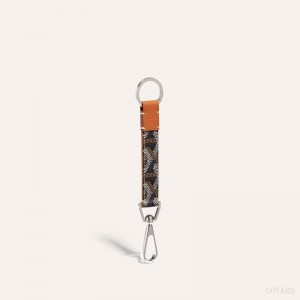 Porta-chaves Goyard MOUSQUETON KEY RING Pretas Marrom | GY-LHL9352