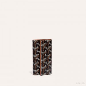 Porta-chaves Goyard SAINT-MICHEL KEY RING Pretas Marrom | GY-LNC7115