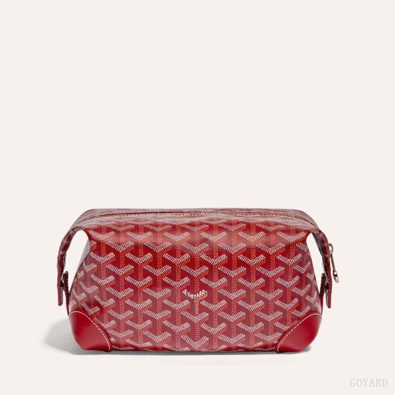 Acessorios Goyard Bowling 25 Toiletry Bag Vermelhas | GY-QCJ8102