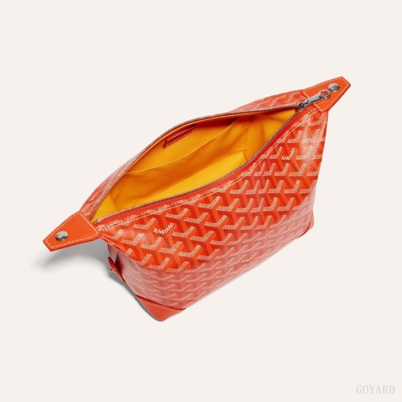 Acessorios Goyard Bowling 25 Toiletry Bag Laranja | GY-WVA0190