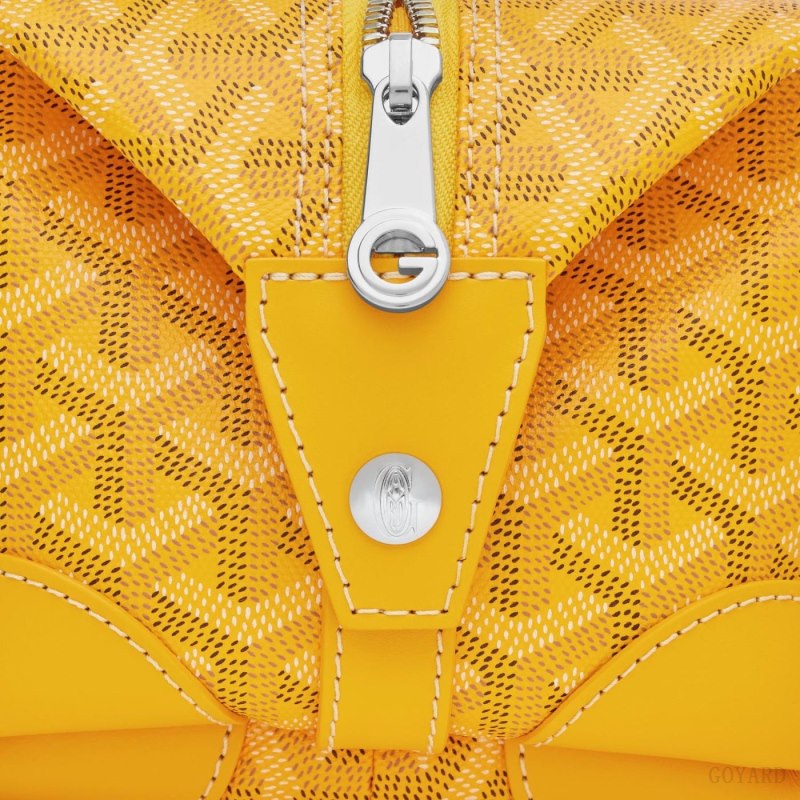 Acessorios Goyard Bowling 25 Toiletry Bag Amarelas | GY-LMQ8632