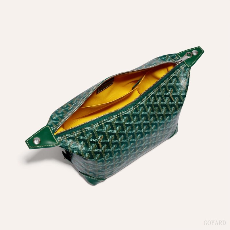Acessorios Goyard Bowling 25 Toiletry Bag Verdes | GY-YOU4161