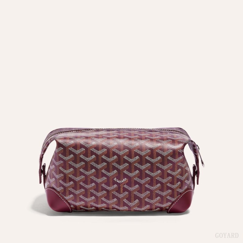 Acessorios Goyard Bowling 25 Toiletry Bag Bordeaux | GY-ROM6997