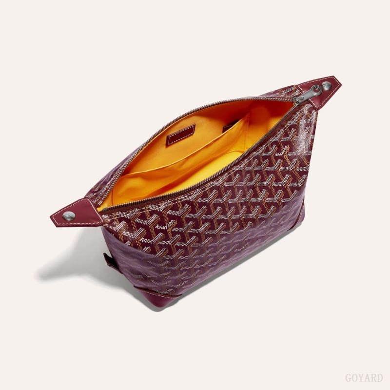 Acessorios Goyard Bowling 25 Toiletry Bag Bordeaux | GY-ROM6997