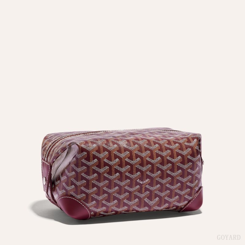 Acessorios Goyard Bowling 25 Toiletry Bag Bordeaux | GY-ROM6997