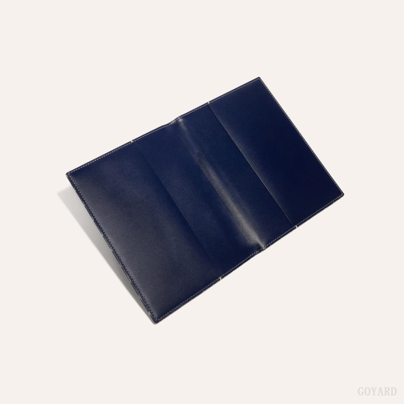 Acessorios Goyard CASTIGLIONE DOCUMENT COVER Azul Marinho Azuis | GY-CKV0652