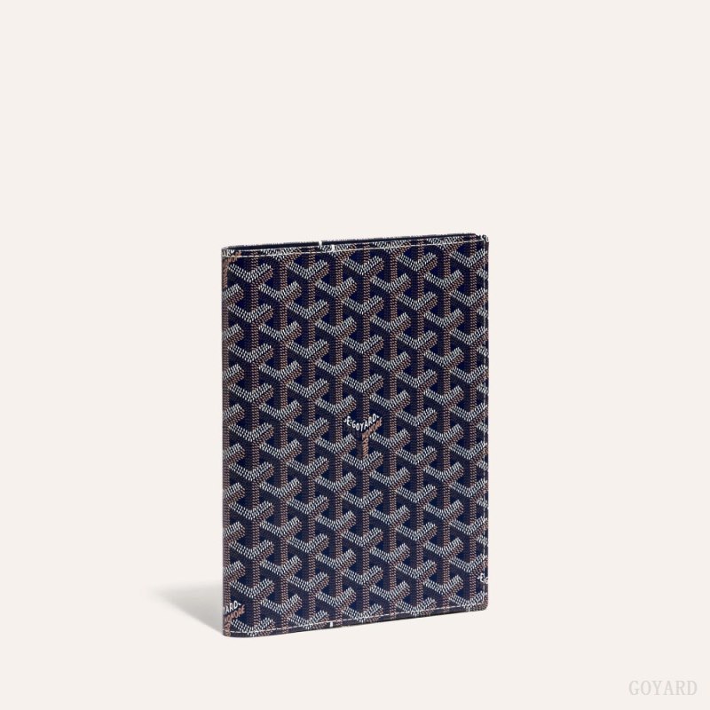 Acessorios Goyard CASTIGLIONE DOCUMENT COVER Azul Marinho Azuis | GY-CKV0652
