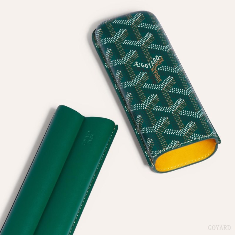 Acessorios Goyard CHURCHILL 2 CIGAR CASE Verdes | GY-GRK9916