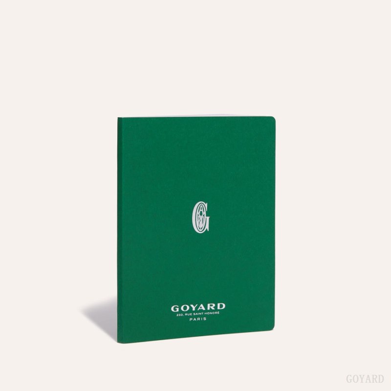 Acessorios Goyard Castiglione Notebook Verdes | GY-RJI0490