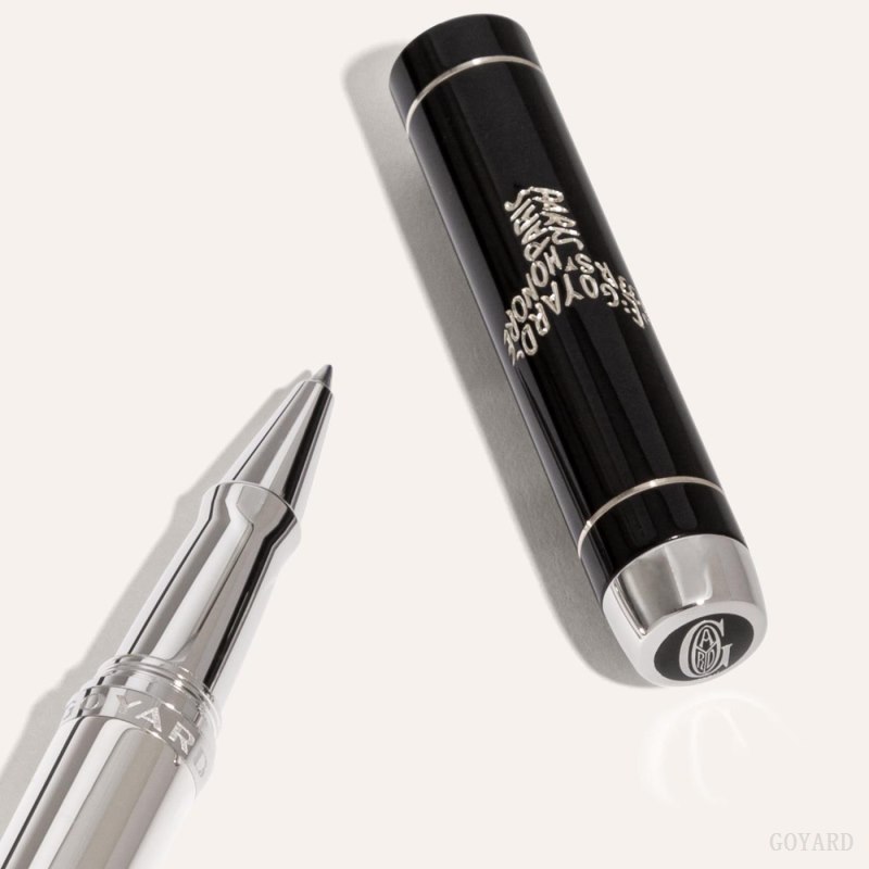 Acessorios Goyard Clamecy Rollerball Pen Pretas | GY-DXY3876