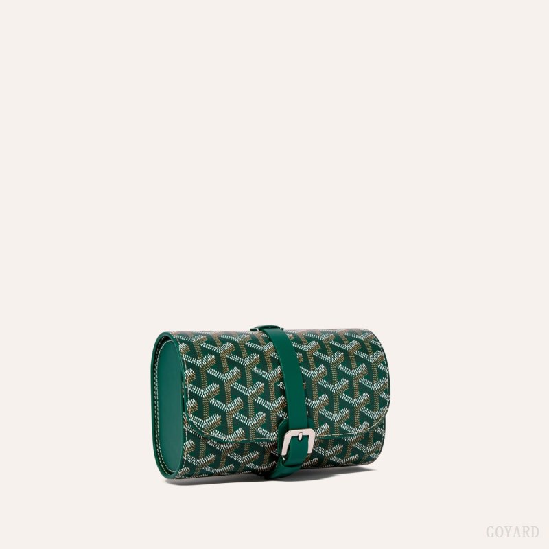 Acessorios Goyard DOUBLE TRAVEL WATCH CASE Verdes | GY-ZKS1503