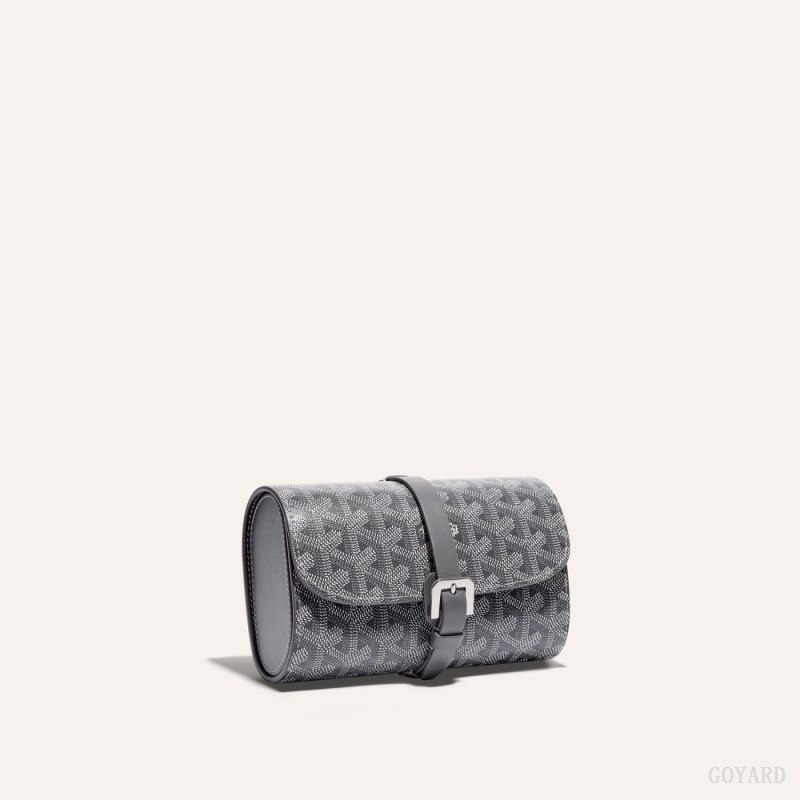 Acessorios Goyard DOUBLE TRAVEL WATCH CASE Cinzentas | GY-HUW6011