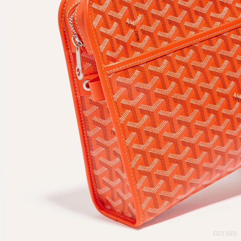 Acessorios Goyard JOUVENCE GM TOILET BAG Laranja | GY-FDI3408