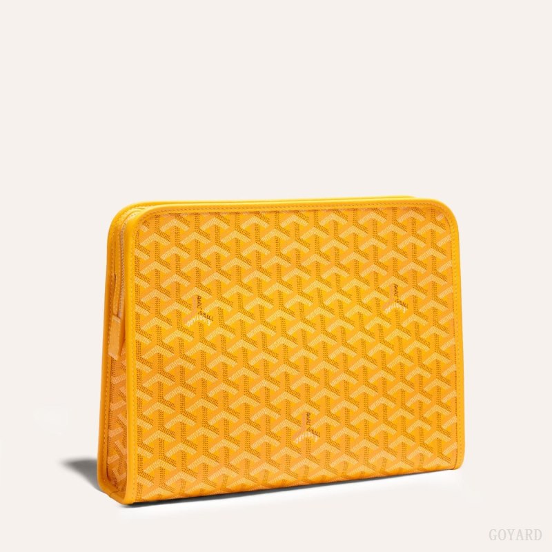 Acessorios Goyard JOUVENCE GM TOILET BAG Amarelas | GY-KQJ9895