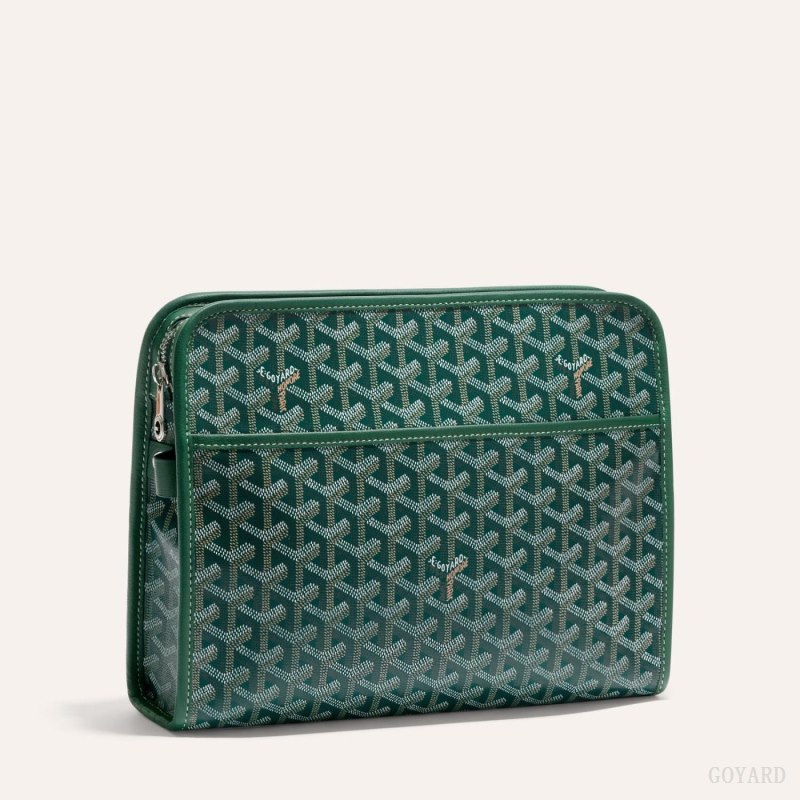 Acessorios Goyard JOUVENCE GM TOILET BAG Verdes | GY-RCR3411