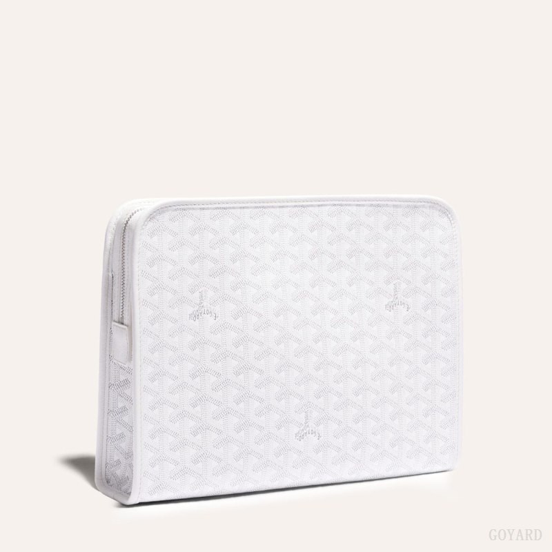 Acessorios Goyard JOUVENCE GM TOILET BAG Branco | GY-OUU2185