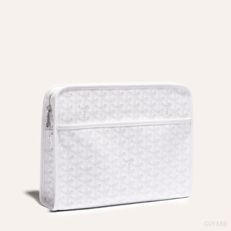 Acessorios Goyard JOUVENCE GM TOILET BAG Branco | GY-OUU2185