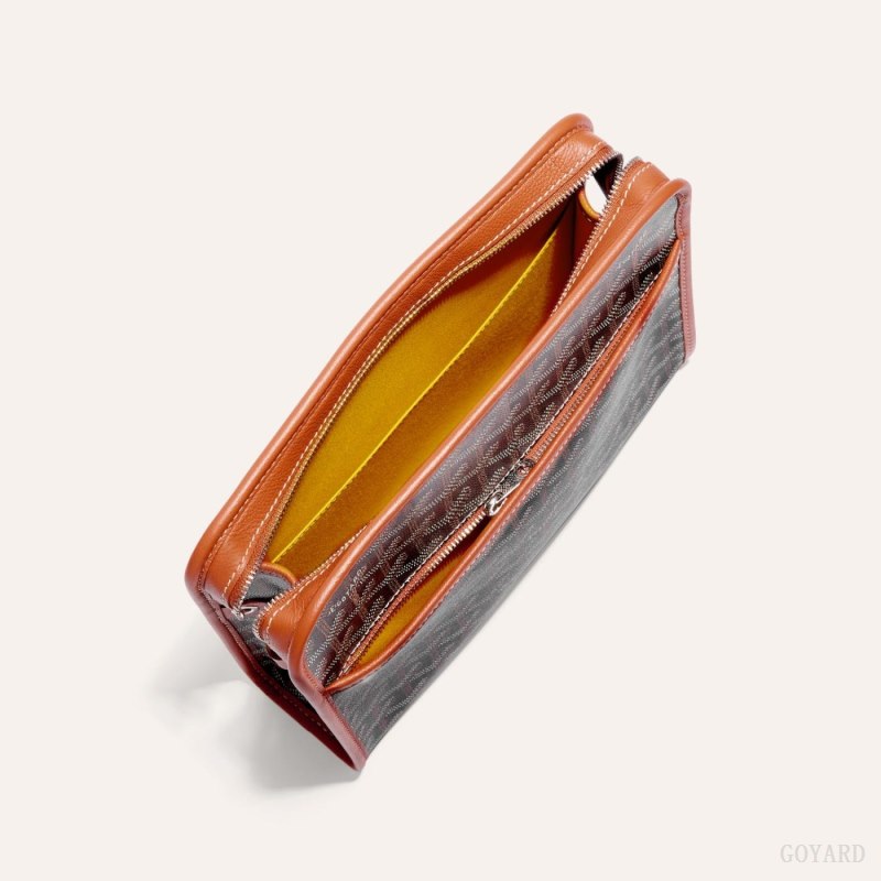 Acessorios Goyard JOUVENCE MM TOILET BAG Pretas Marrom | GY-QKF8951