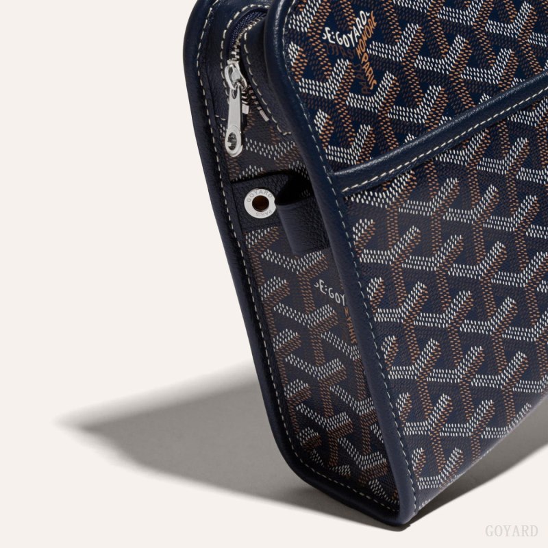 Acessorios Goyard JOUVENCE MM TOILET BAG Azul Marinho Azuis | GY-NXL8822