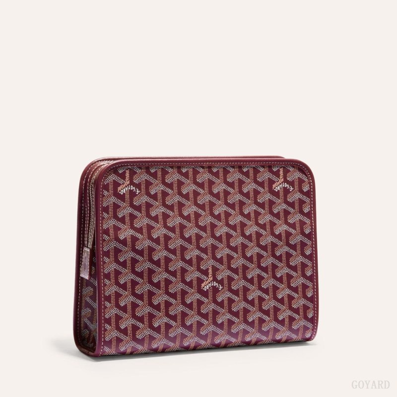 Acessorios Goyard JOUVENCE MM TOILET BAG Bordeaux | GY-LNL7908