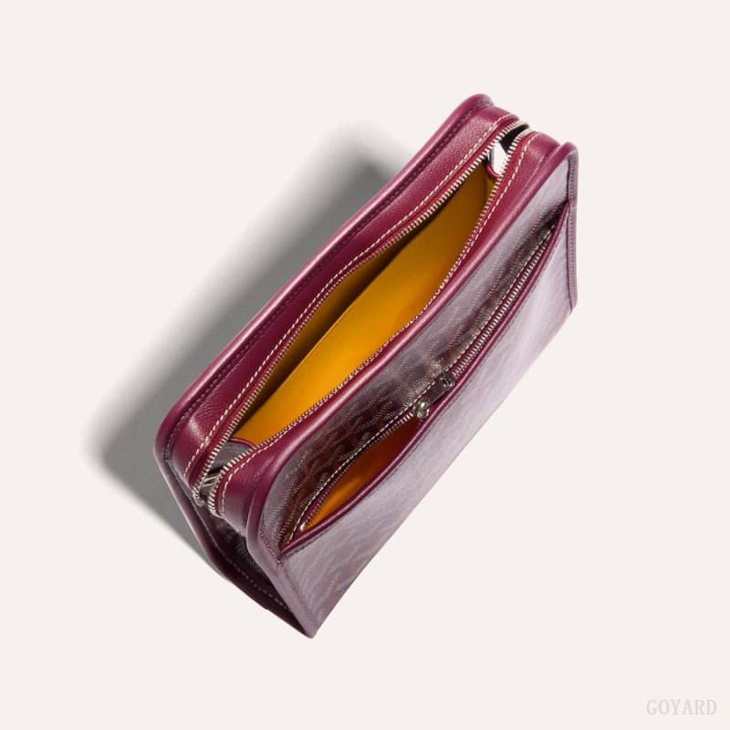 Acessorios Goyard JOUVENCE MM TOILET BAG Bordeaux | GY-LNL7908