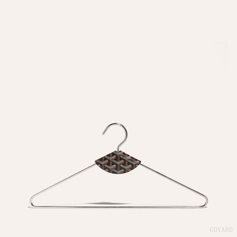 Acessorios Goyard LIVRÉE PAIR OF HANGERS Pretas Marrom | GY-XSX0094