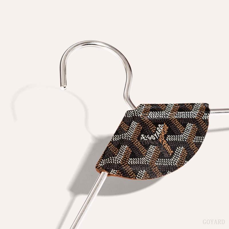 Acessorios Goyard LIVRÉE PAIR OF HANGERS Pretas Marrom | GY-XSX0094