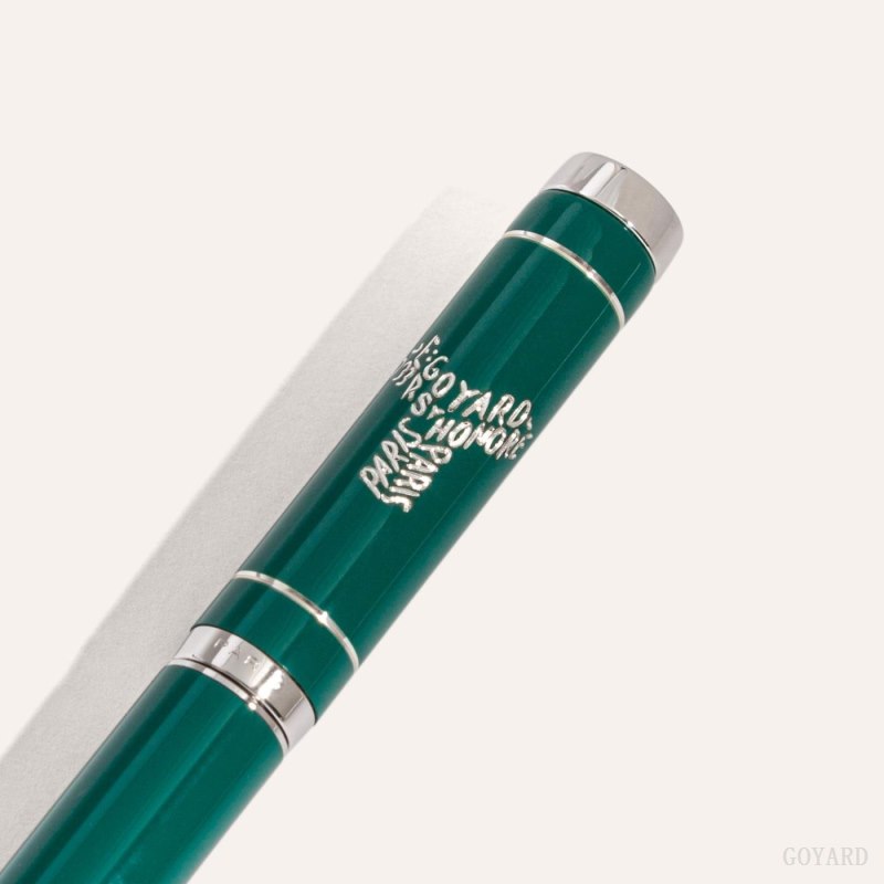 Acessorios Goyard Rollerball Travel Pen Verdes | GY-ZSD1116