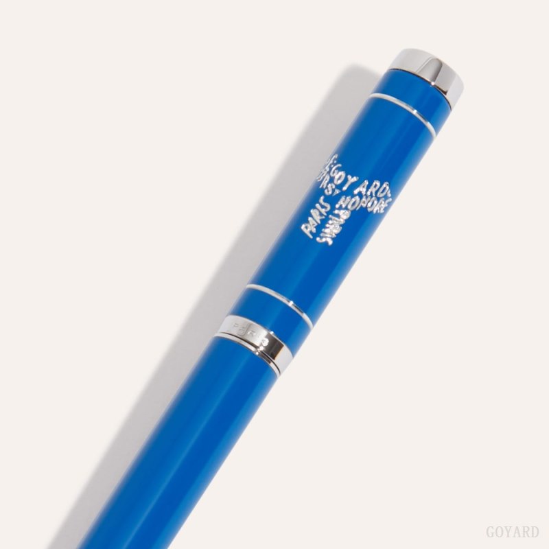 Acessorios Goyard Rollerball Travel Pen Azuis | GY-BGD3348