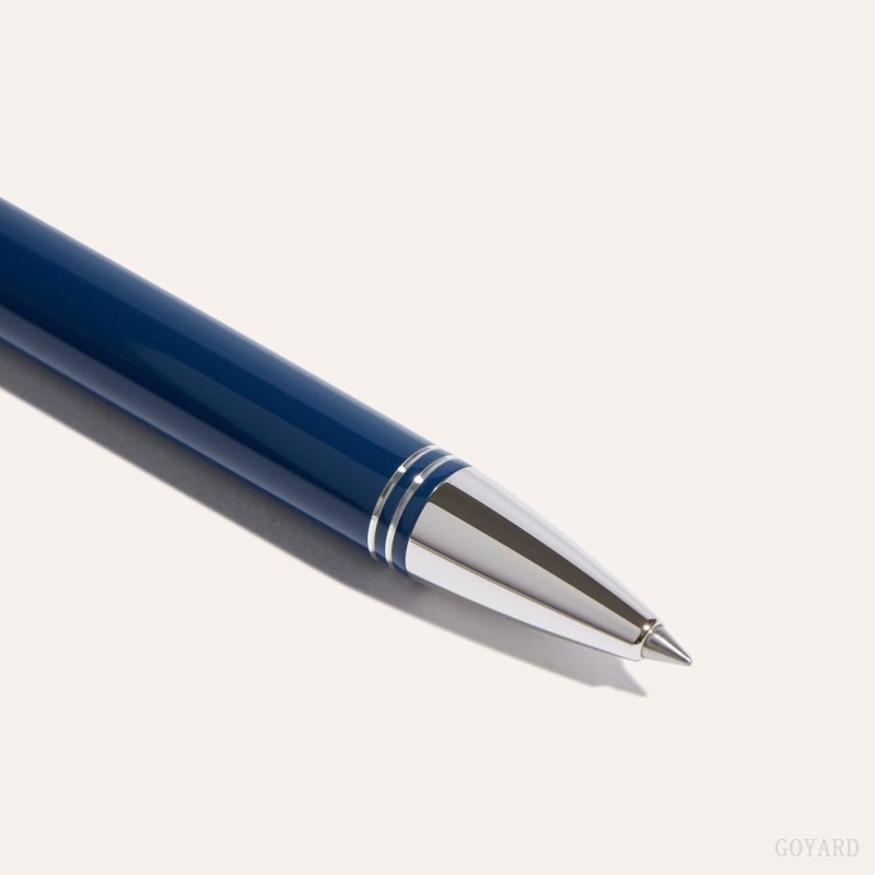 Acessorios Goyard Rollerball Travel Pen Azul Marinho Azuis | GY-HRS6162