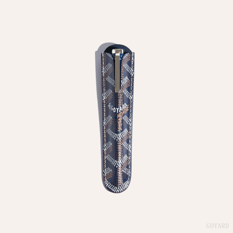 Acessorios Goyard Rollerball Travel Pen Azul Marinho Azuis | GY-HRS6162