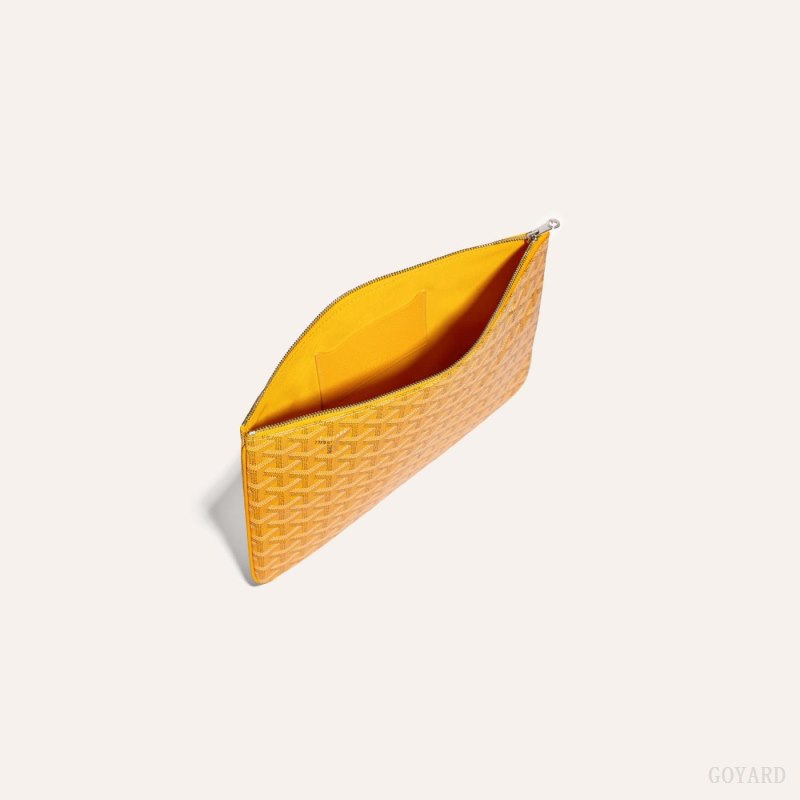 Acessorios Goyard SÉNAT MM POCKET Amarelas | GY-QKY4178