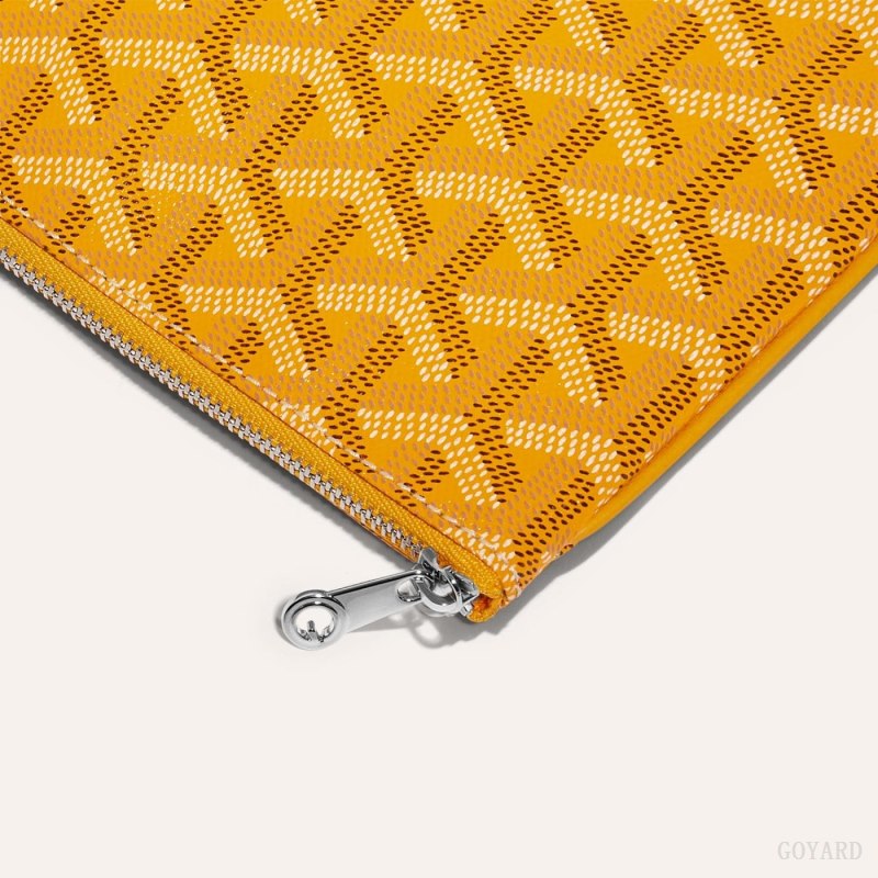 Acessorios Goyard SÉNAT MM POCKET Amarelas | GY-QKY4178