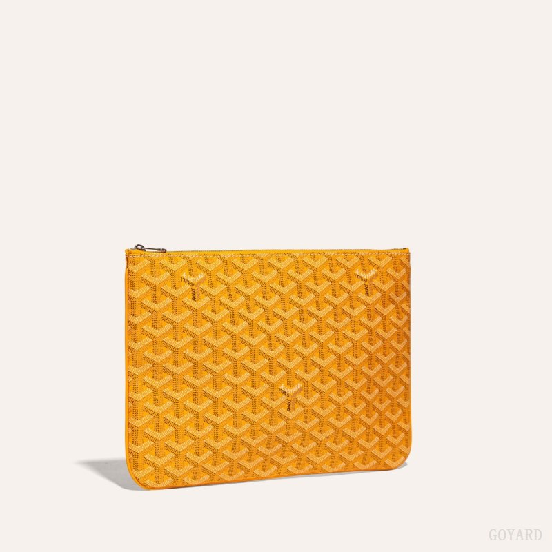 Acessorios Goyard SÉNAT MM POCKET Amarelas | GY-QKY4178