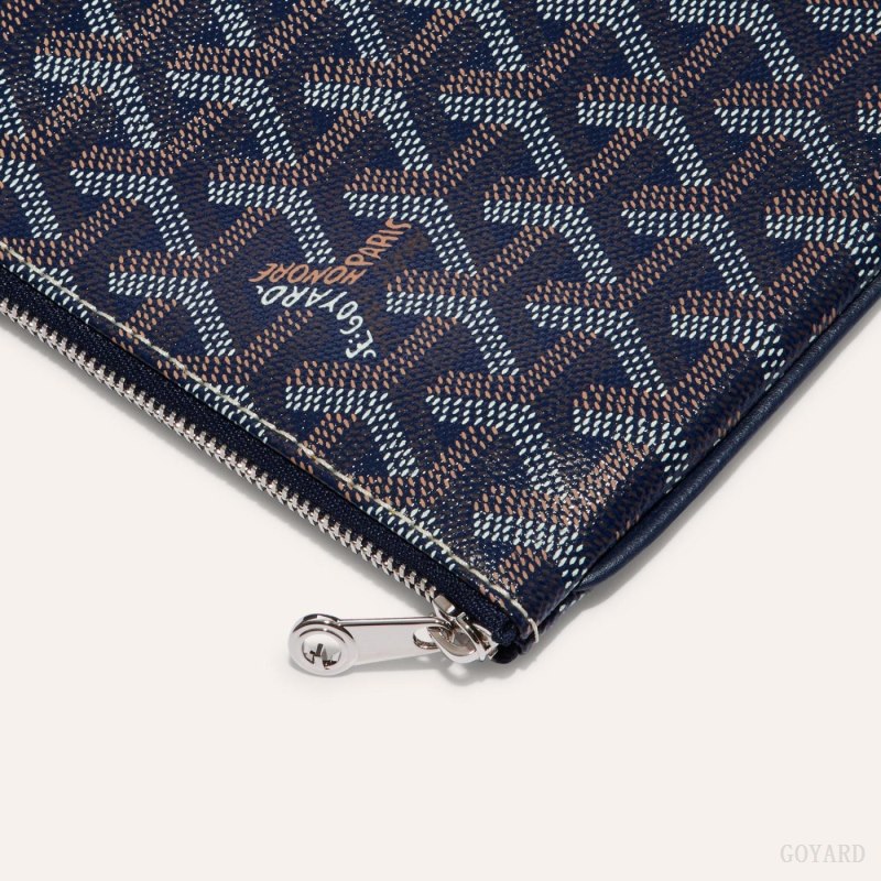 Acessorios Goyard SÉNAT MM POCKET Azul Marinho Azuis | GY-FYI8987
