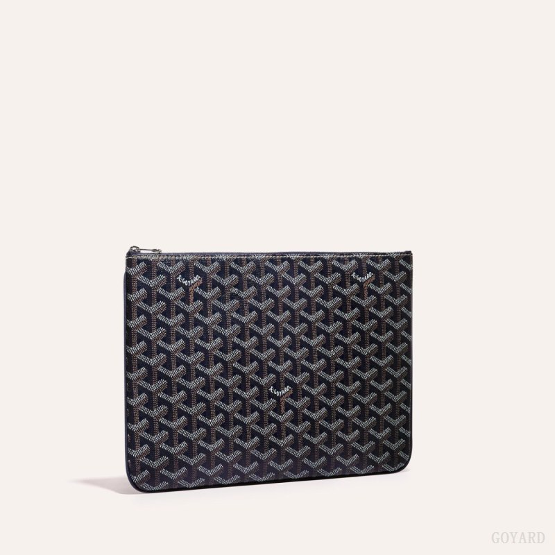 Acessorios Goyard SÉNAT MM POCKET Azul Marinho Azuis | GY-FYI8987