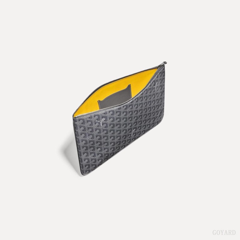 Acessorios Goyard SÉNAT MM POCKET Cinzentas | GY-IXV6355