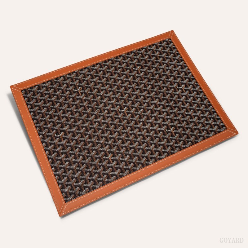 Acessorios Goyard SOUS-MAIN DESK PAD Pretas Marrom | GY-VQA5806