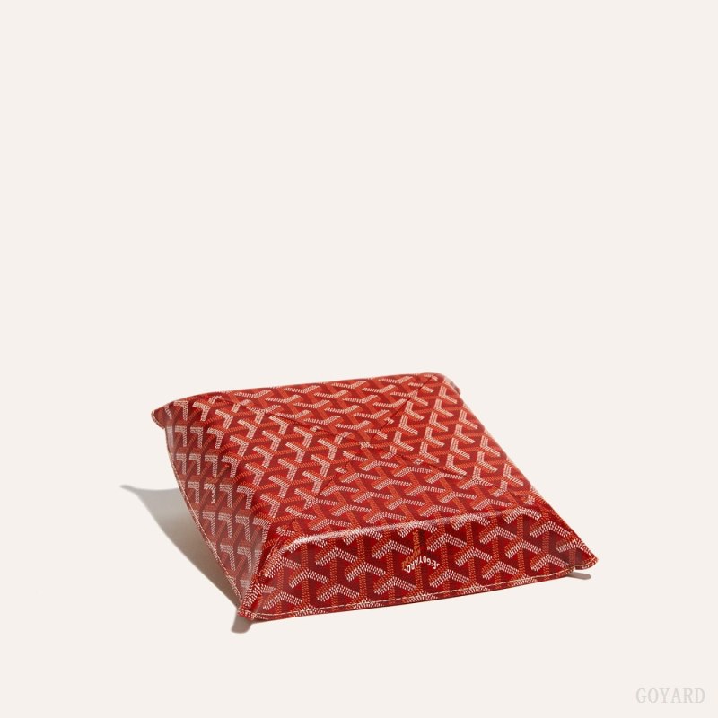 Acessorios Goyard Vide Poche Fourre-Tout Vermelhas | GY-PXR1541