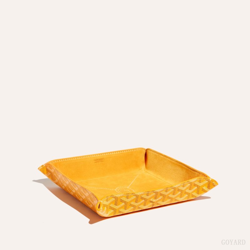 Acessorios Goyard Vide Poche Fourre-Tout Amarelas | GY-EZN5853