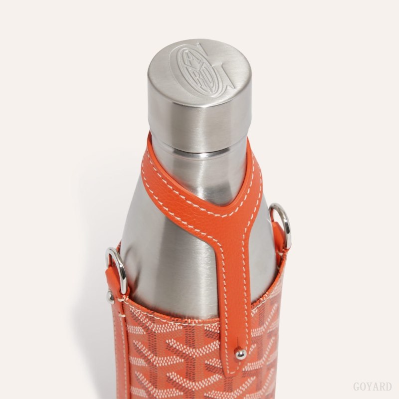 Acessorios Goyard Yonne MM Case & Flask Laranja | GY-XPC7195