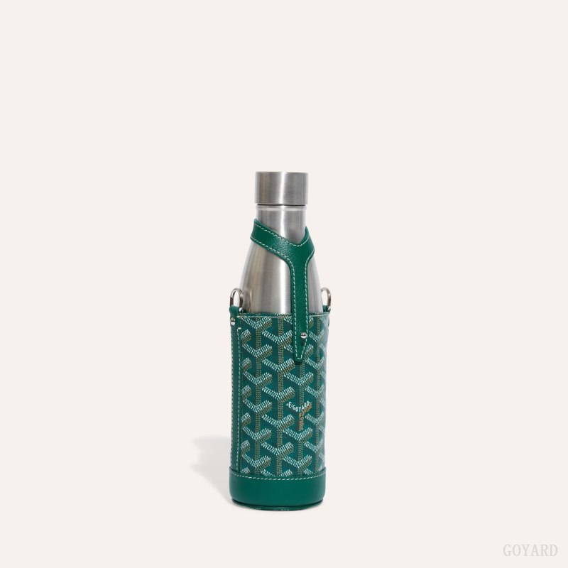 Acessorios Goyard Yonne MM Case & Flask Verdes | GY-ZVZ9239