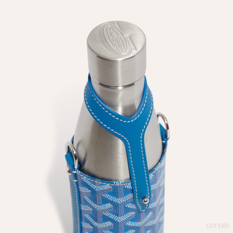 Acessorios Goyard Yonne MM Case & Flask Azuis | GY-BWV5535